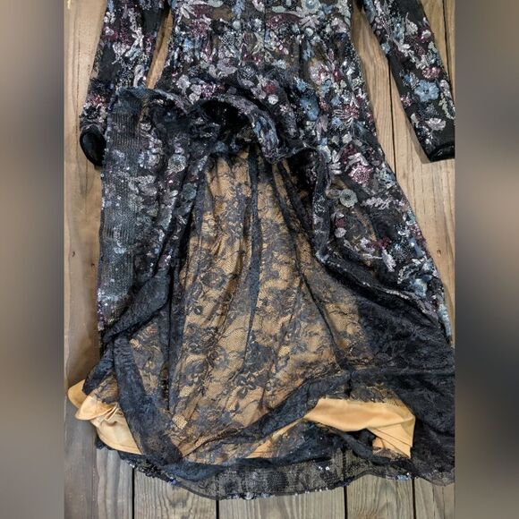 NWT Mac Duggal Sequin Floral Dress 4 - Picture 9 of 13